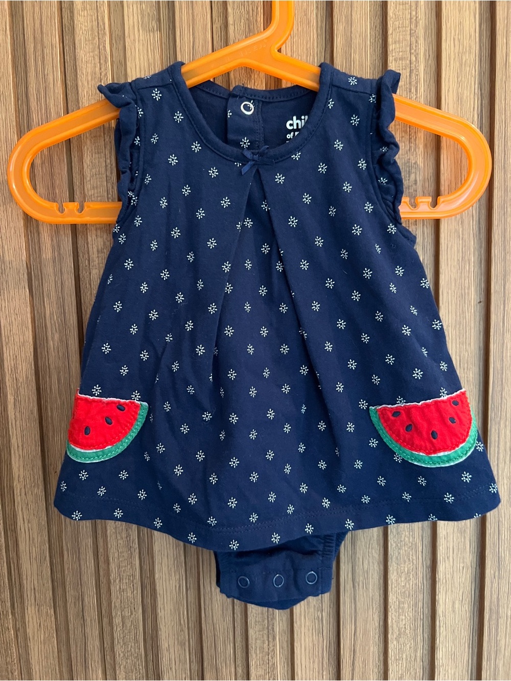 3 FOR $15 OFFER 🔥 Child of Mine Watermelon Dress Bodysuit 3-6 months
